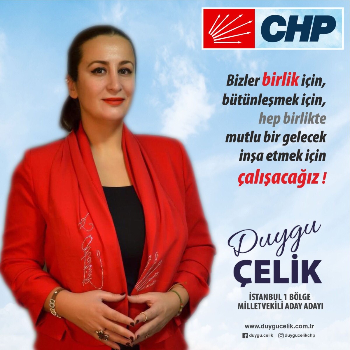 Duygu Çelik CHP İstanbul Milletvekili Aday Adayı