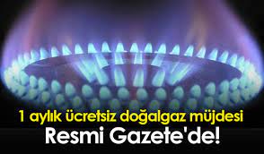 Konutlarda 1 ay boyunca doğal gaz bedeli alınmamasına ilişkin karar Resmi Gazete'de