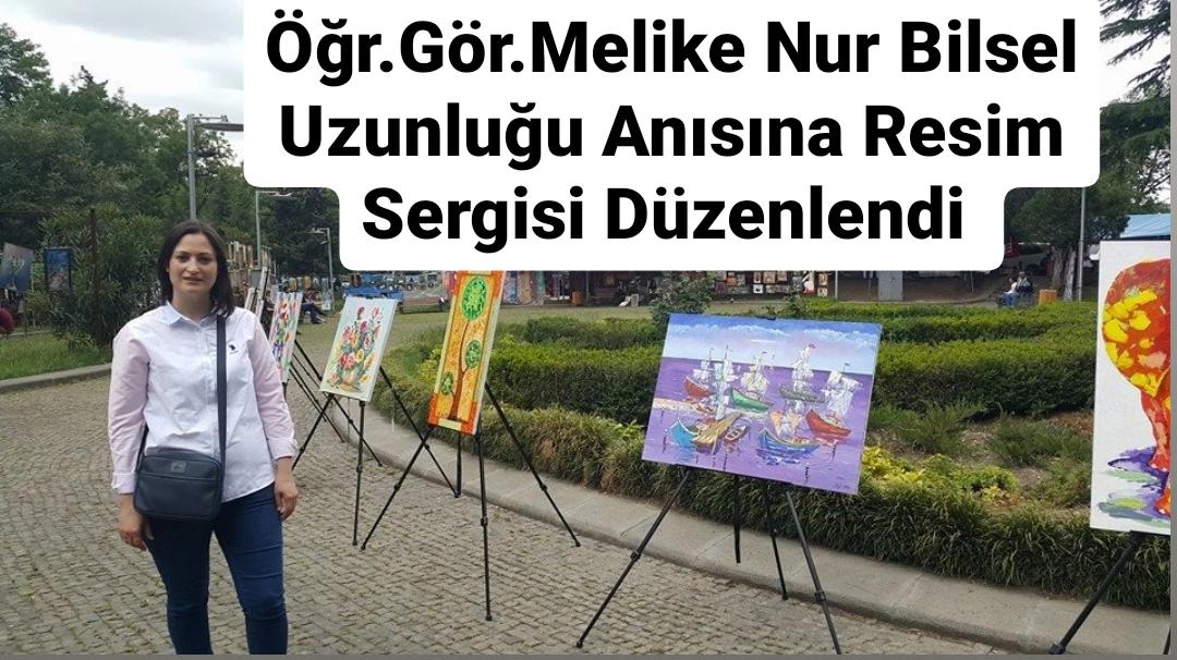 Merhume Öğr.Gör. Melike Nur Uzunoğlu anısına resim sergisi düzenlendi