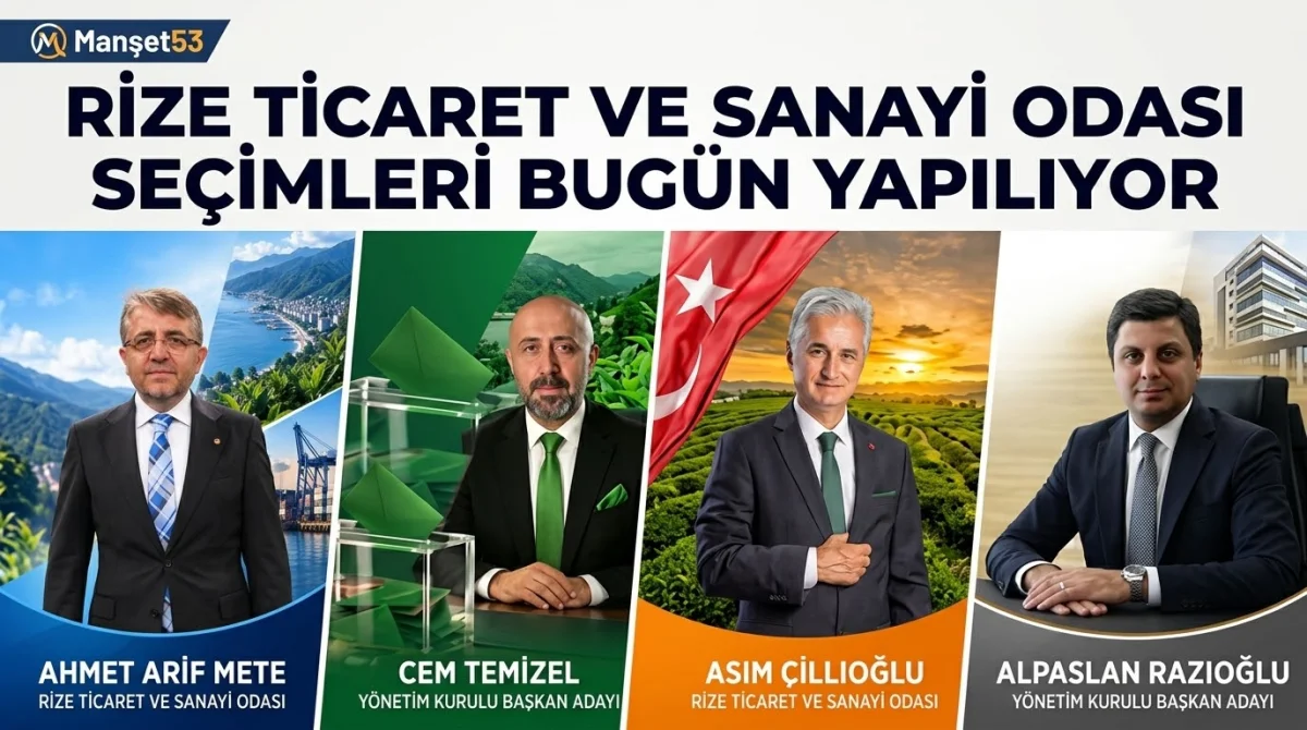 Rize Tüccarı Sandık Başında: RTSO’da 2588 Üye Oy Kullanacak!