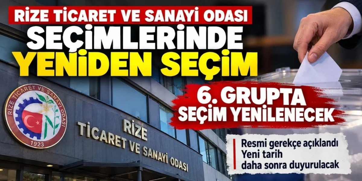RTSO’DA 6. MESLEK GRUBU SEÇİMİ İPTAL EDİLDİ