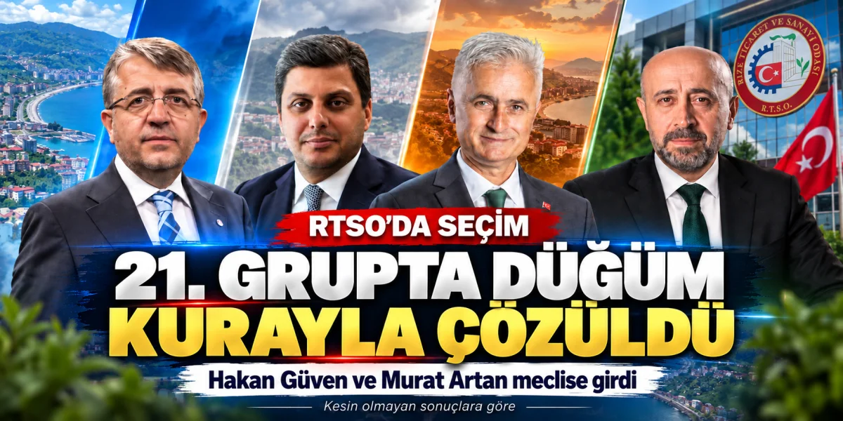 RTSO’da 21. Grup Temsilcileri Kurayla Belirlendi: Mavi ve Beyaz Gruba Birer Üyelik