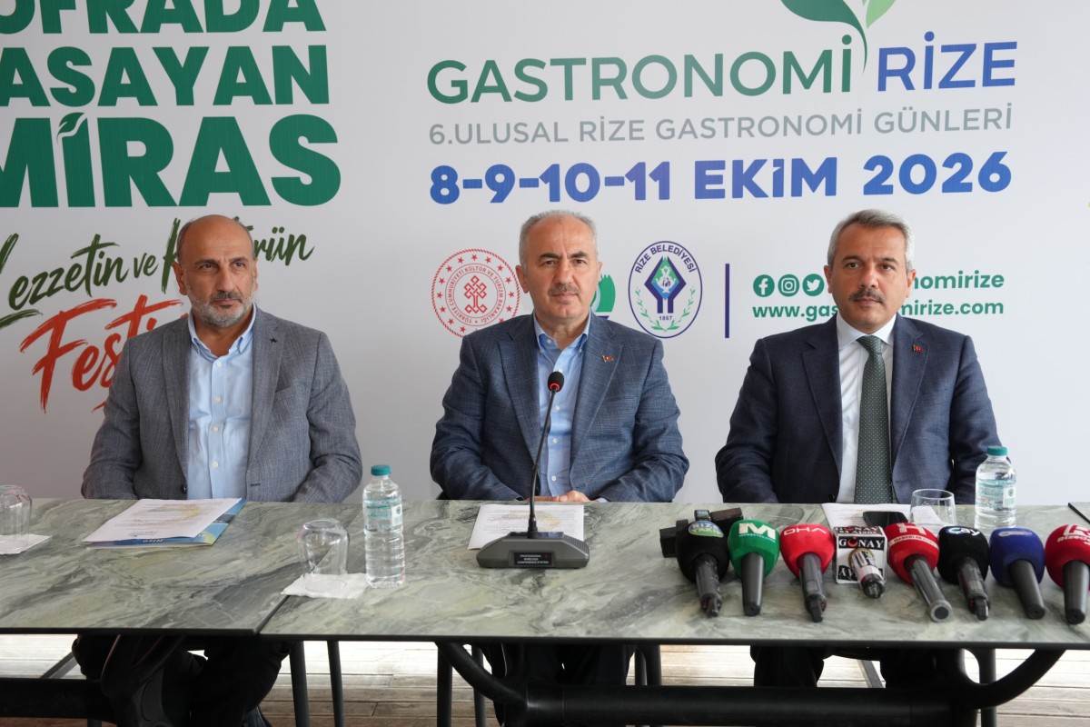 RİZE’DE GASTRONOMİ ŞÖLENİ BAŞLIYOR!
