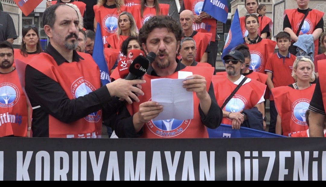 Eğitim-İş Rize’den Eğitimde Şiddete Karşı Basın Açıklaması