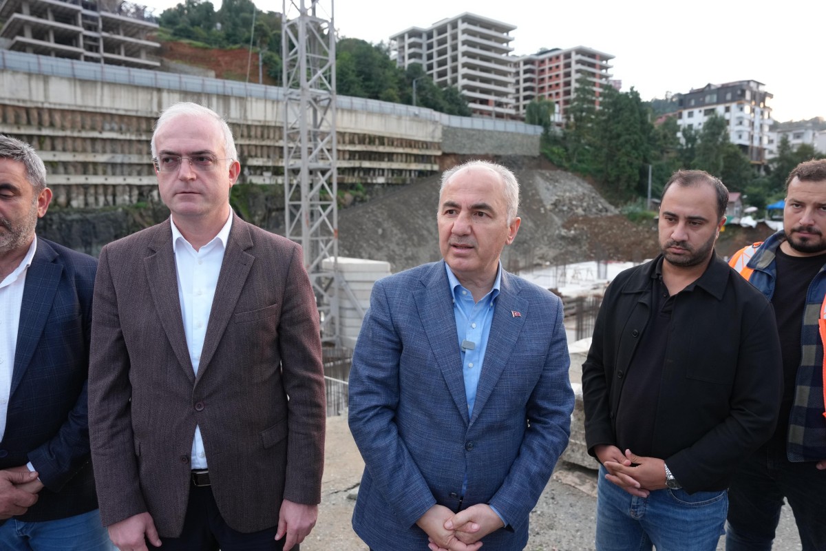 RİZE’NİN YENİ OTOBÜS TERMİNALİ YÜKSELİYOR